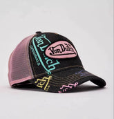 Von Dutch High Street Embroidered Mesh Trucker Hat