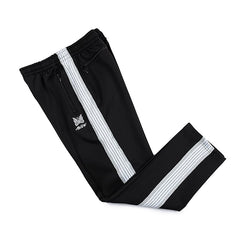 Needles Inspired Butterfly Embroidery Striped Straight Track Pants