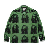 WACKO MARIA Check Open Collar Long Sleeve Shirt