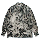 WACKO MARIA World Peace Long Sleeve Rayon Shirt