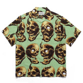 WACKO MARIA Inspired Hawaiian Cuban Collar Wolf Shirt