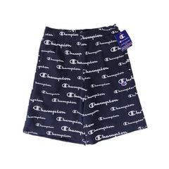 Champion Style Script Logo All Over Print Shorts