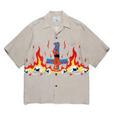 WACKO MARIA × DJ HARVEY HAWAIIAN shirt