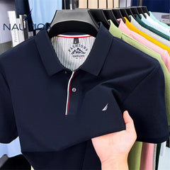 NAUTICA Casual Multi Color Short Sleeve Shirt