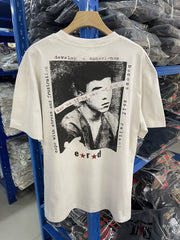 ERD's melancholic wealthy second-generationVintage Off White Double Sided T-Shirt