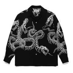 WACKO MARIA Tim Lehi Dragon Skull Long Shirt