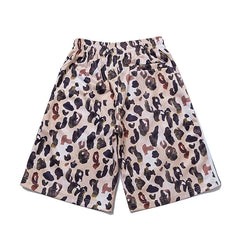 Needles Style Camouflage Butterfly Embroidery Straight Track Shorts