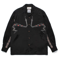 WACKO MARIA World Peace Long Sleeve Rayon Shirt