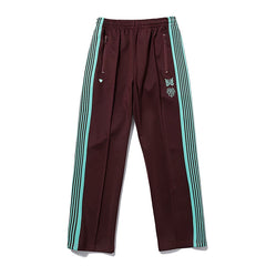 Needles Casual Solid Color Retro Ribbon Sports Pants