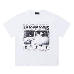 ERD Vintage Oversized Cartoon Graphic Tee Shirt