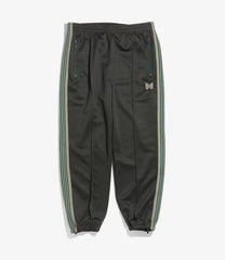 Needles Style Zipper Split Cuff Striped Track Pants