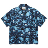 WACKO MARIA 56 Tattoo Studio Skull Hawaiian Shirt