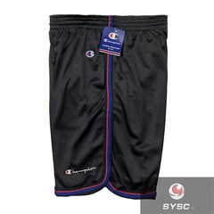 Champion Style Minimalist Small Logo Mesh Sports Shorts