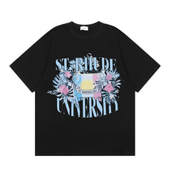 RHUDE High Street Oversized Graphic Pure Cotton T-Shirt