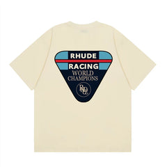 RHUDE High Street Oversized Graphic Pure Cotton T-Shirt