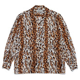 WACKO MARIA Check Open Collar Long Sleeve Shirt
