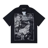 ERD Vintage Oversized Graphic Short Sleeve Shirt