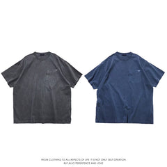Nautica Style Vintage Wash Heavyweight Pocket Tee