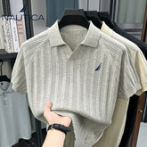 Nautica Nautica Style Knit Polo Heavyweight Cotton Shirt