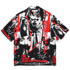 WACKO MARIA Chainsaw Horror Reggae Hawaiian Shirt