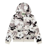 Denim Tears Wreath Zip Hoodie 'White Camo'