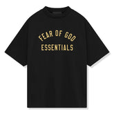 Fear Of God Essentials Jersey Crewneck Black T Shirt (FW24)