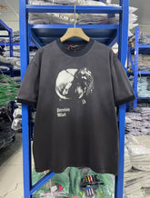 ERD Inspired American Retro Rock Graphic Cotton Tee