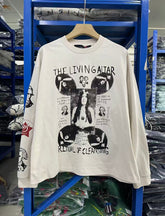 ERD melancholic Vintage Mayan Portrait Long Sleeve T-Shirt