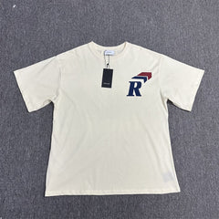 RHUDE American Retro Loose Fit Unisex Summer T-Shirt