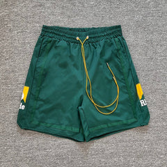RHUDE Sunset Mountain Graphic Quick Dry Beach Shorts