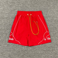 RHUDE American Retro Loose Fit Unisex Sweat Shorts