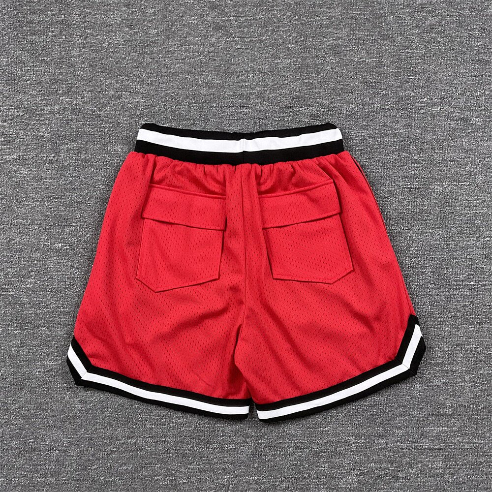 Rhude Printed basketball pants, casual shorts