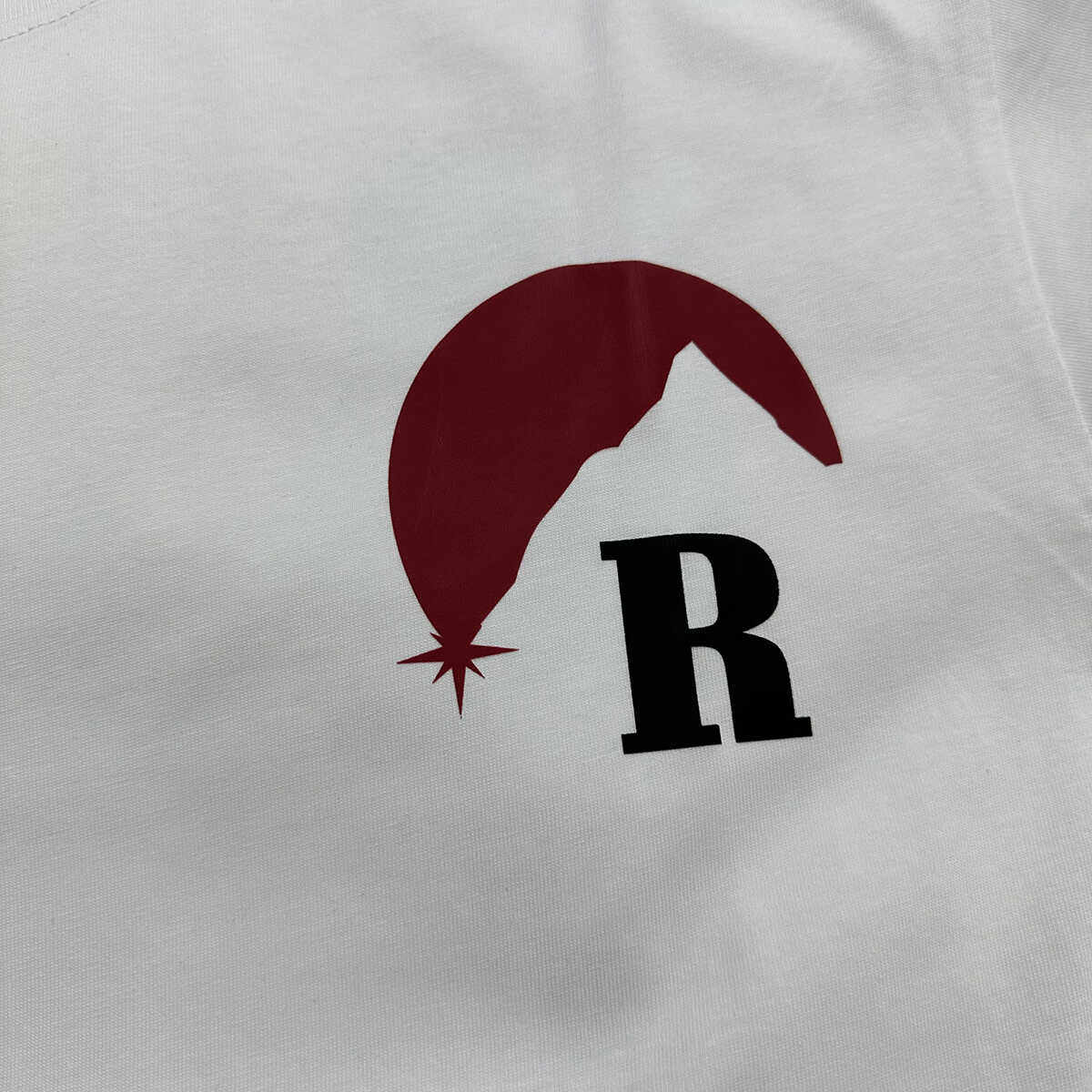 Rhude Marlboro Classic Red Sunset Print Cotton T-Shirt