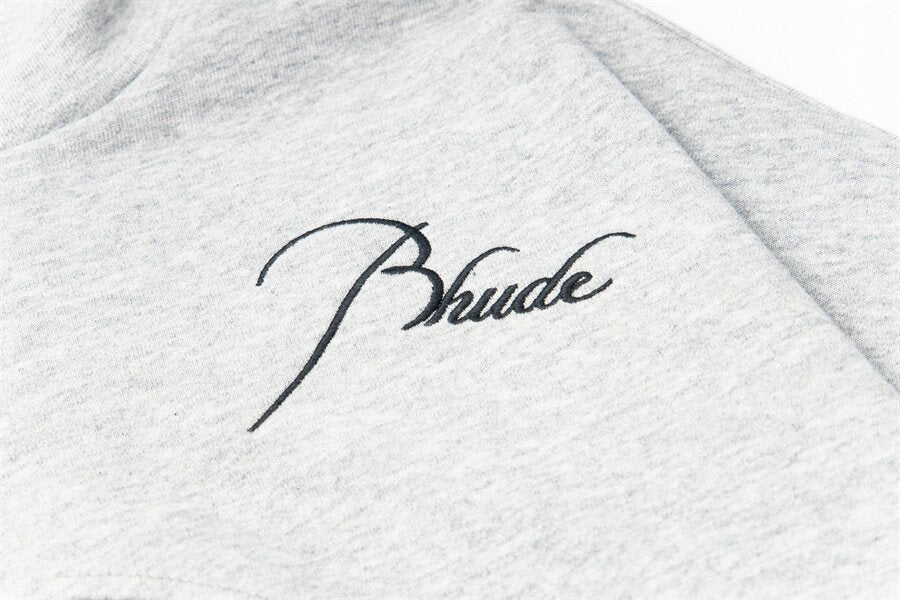 Rhude Half-zip oversized casual hoodie