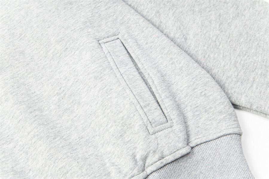 Rhude Half-zip oversized casual hoodie