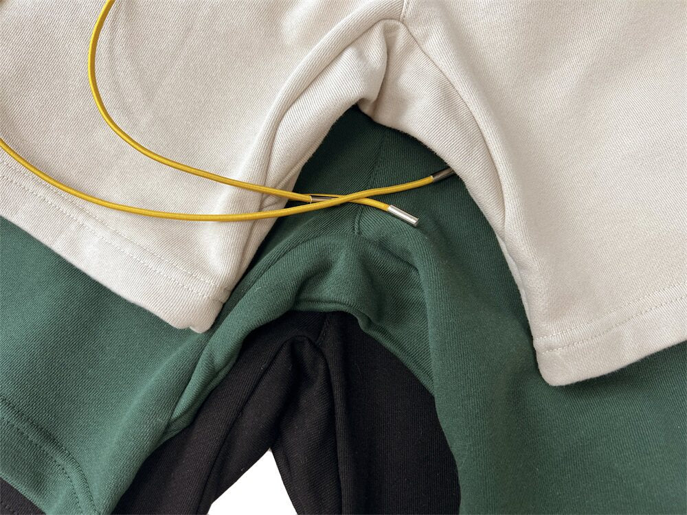 Rhude Embroidered Letter Logo Summer Cotton Shorts