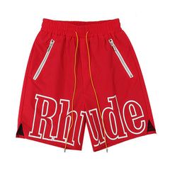 Rhude classic letter print shorts