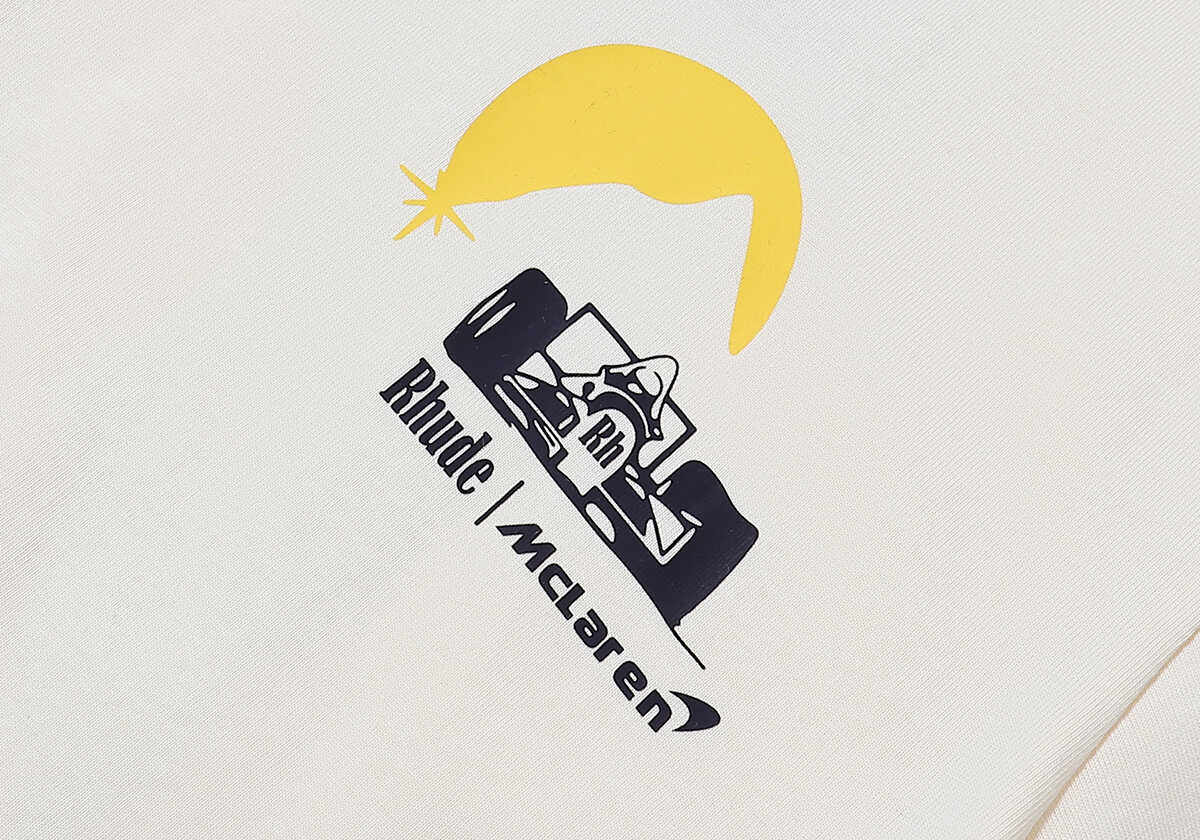 Rhude McLaren print short-sleeved T-shirt