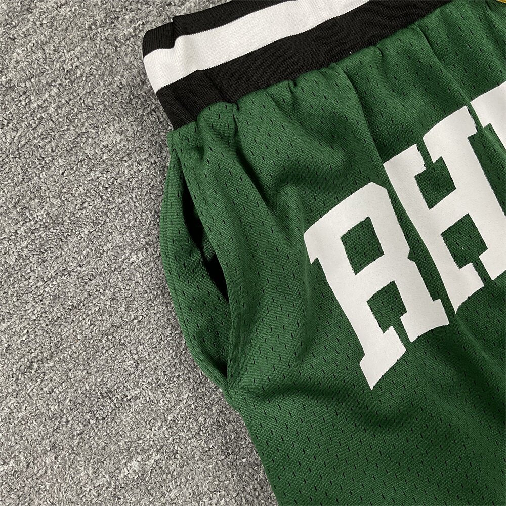 Rhude Printed basketball pants, casual shorts