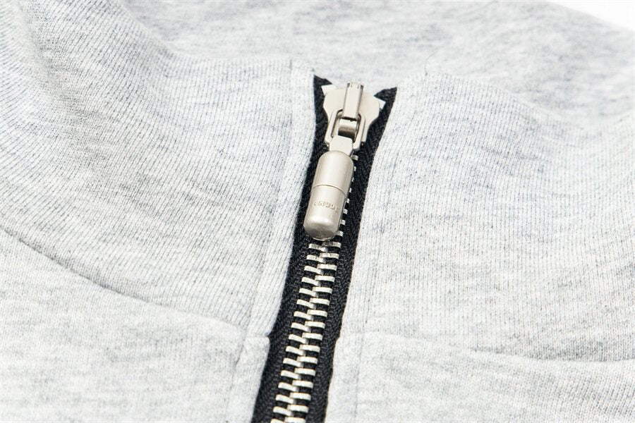 Rhude Half-zip oversized casual hoodie