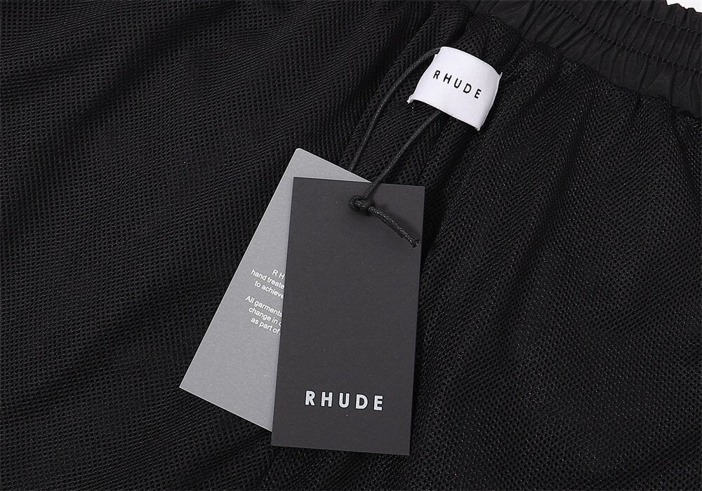 Rhude classic letter print shorts