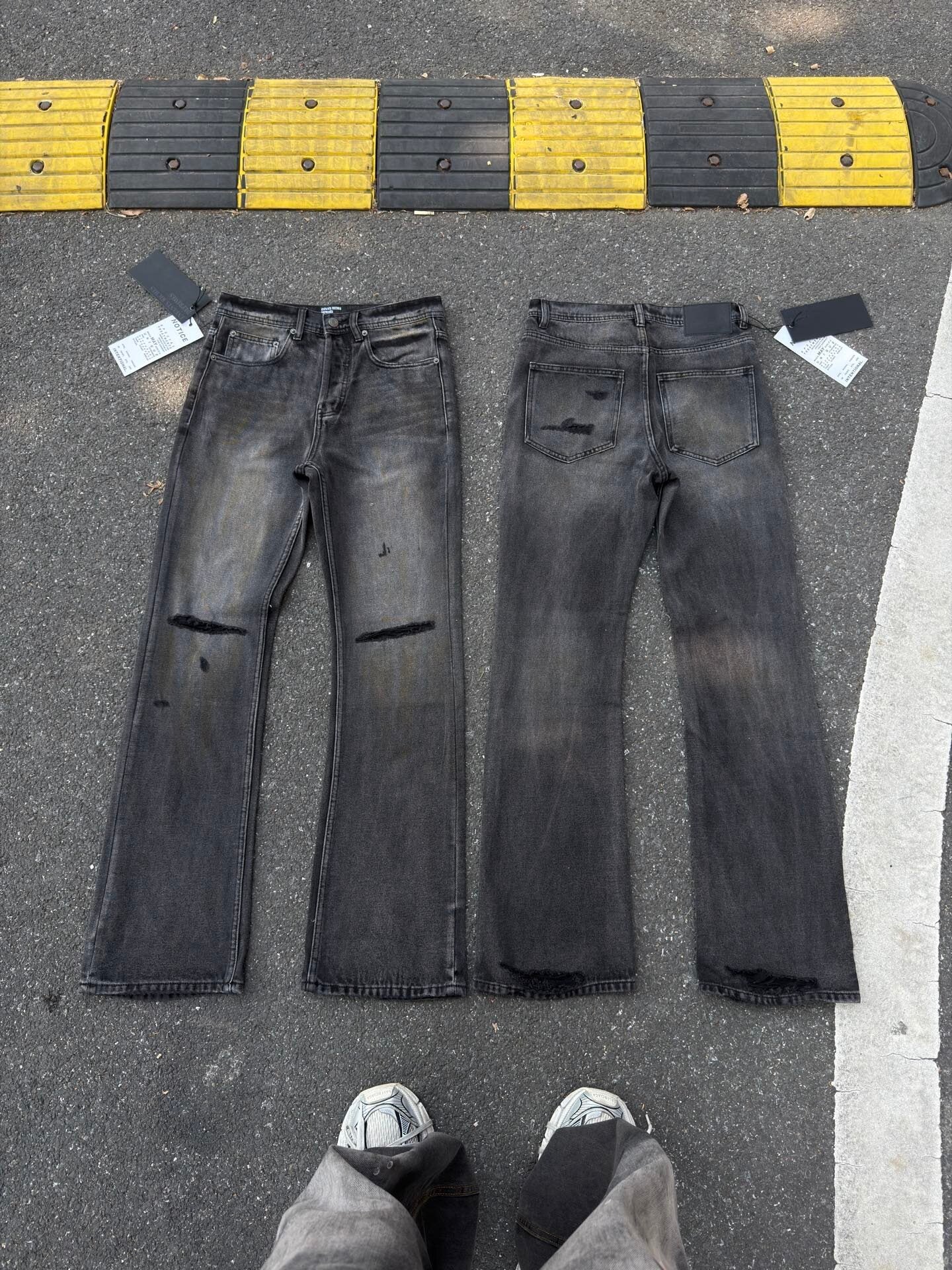 ERD Melancholy Vintage Razor Cut Flare Jeans