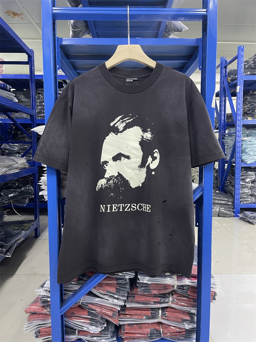 ERD melancholic Retro Distressed High Street Printed Tee