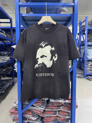 ERD melancholic Retro Distressed High Street Printed Tee