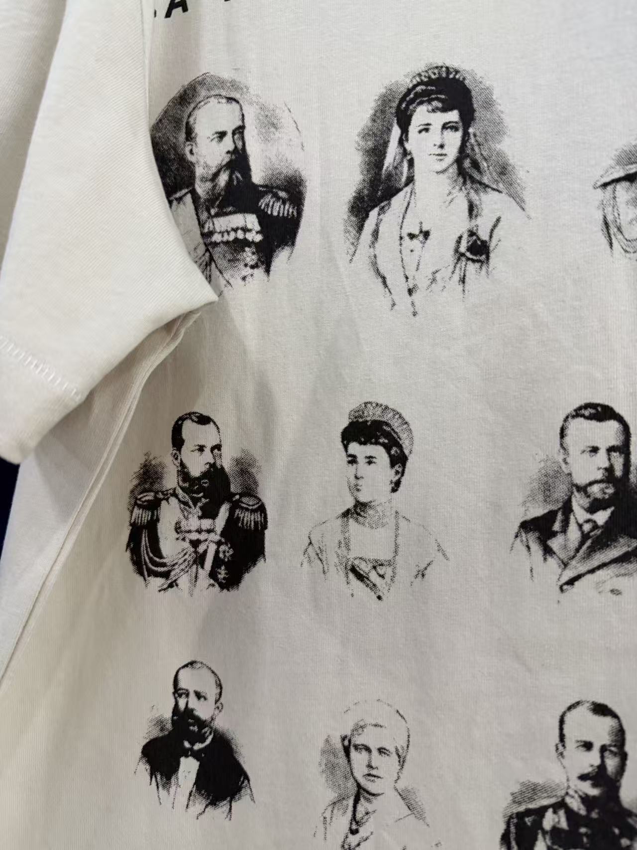 ERD melancholic Vintage Russian Royalty Portrait T-Shirt