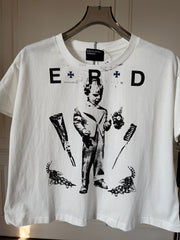 ERD melancholic Vintage Boy Graphic Cropped T-Shirt
