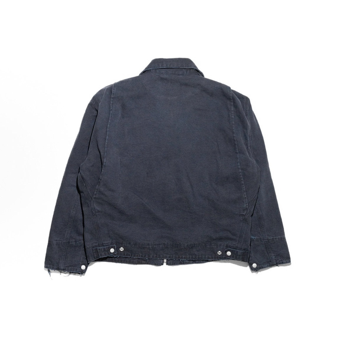 ERD Vintage Washed Distressed Cargo Harrington Jacket Outerwear