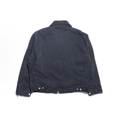 ERD Vintage Washed Distressed Cargo Harrington Jacket Outerwear