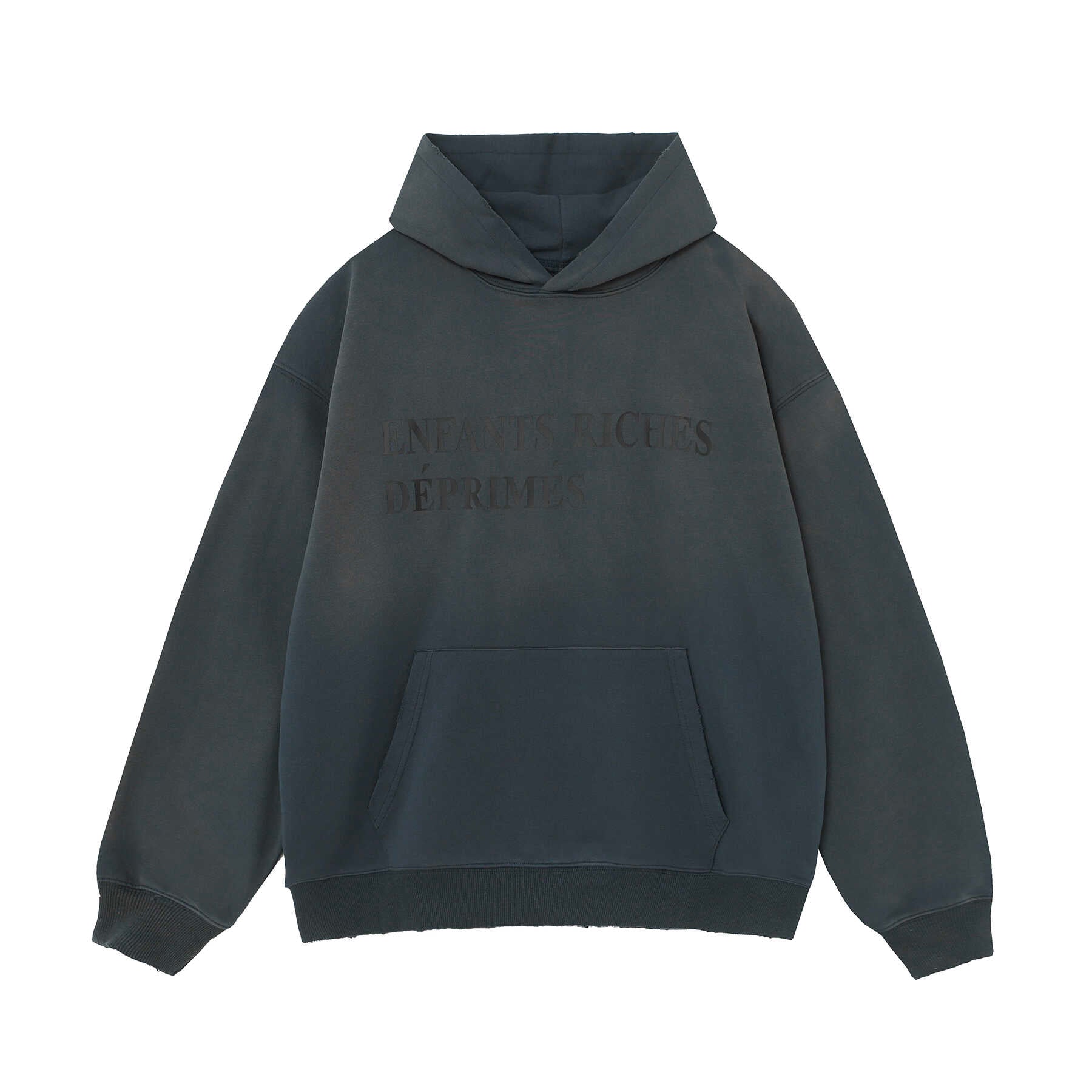 ERD Vintage Gradient Letter Print Pullover Hoodie