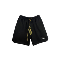 Rhude Embroidered Letter Logo Summer Cotton Shorts